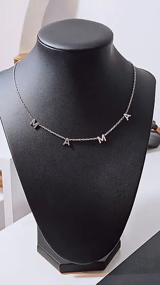 MAMA Silver Necklace💧