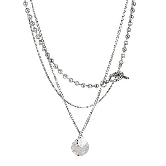 Elizabeth Silver Necklace 💧