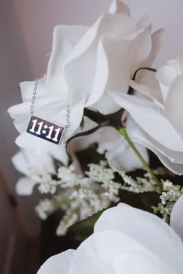 11:11 Silver Necklace 💧👫