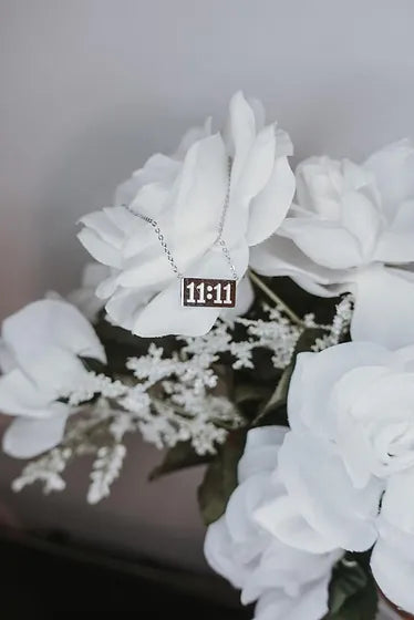11:11 Silver Necklace 💧👫