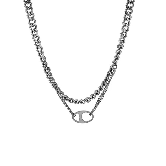 Tatiana Silver Necklace 💧