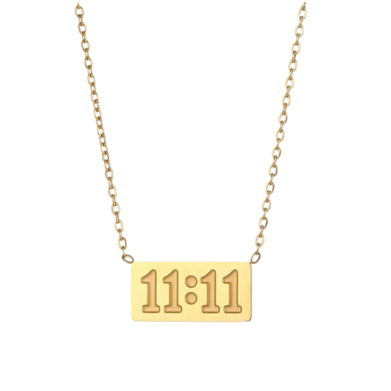 11:11 Gold Necklace 💧👫