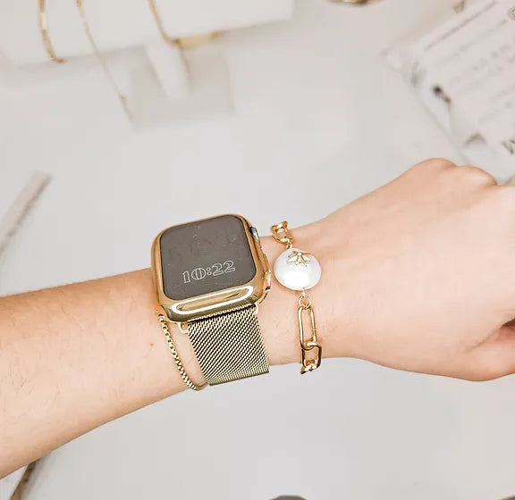 Golden Mesh Apple Watch Band 💧 👫