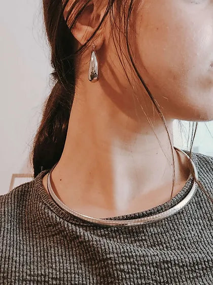 Laura Silver Choker Necklace💧