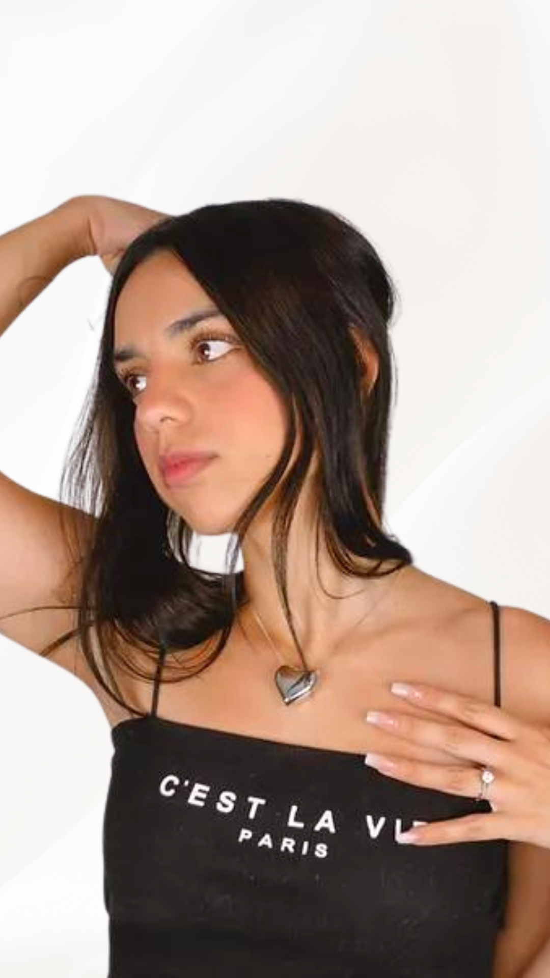 Alice Silver Heart Necklace 💧