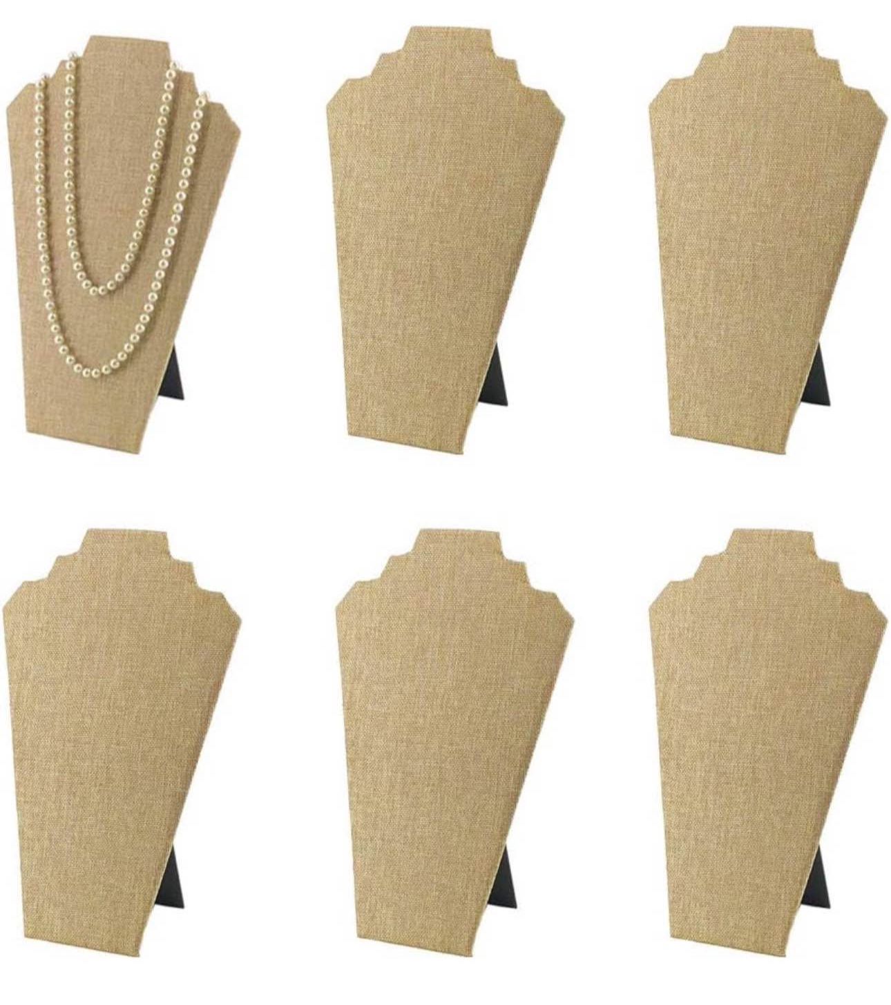 5 Necklace display stand easel jewelry organizer stand for show