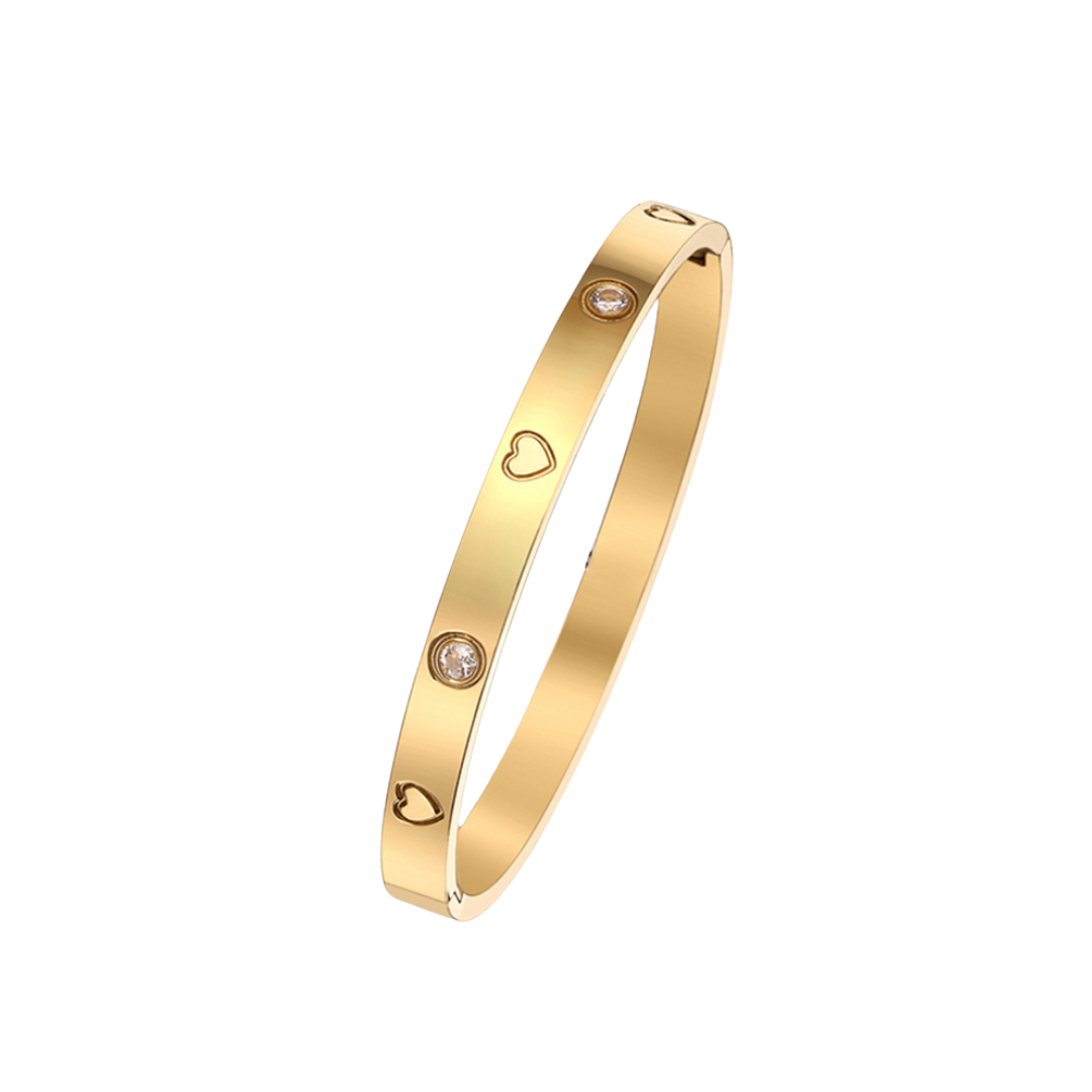 Strong Heart Gold Bracelet 💧