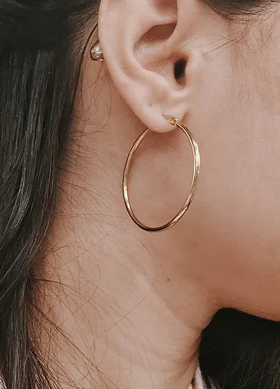 Gold Basic Hoops💧