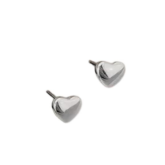 Katie Heart Silver Earrings💧
