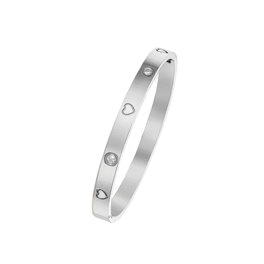 Strong Heart Silver Bracelet 💧